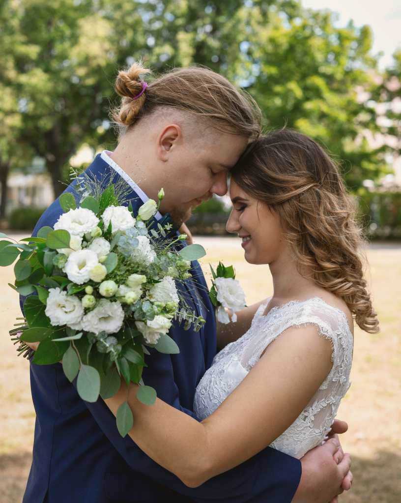Marriage picture of german couple